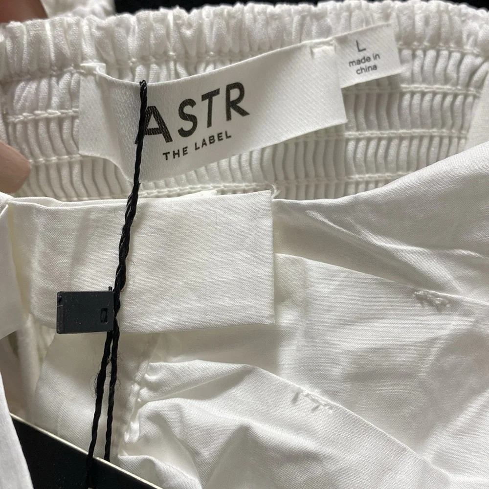 ASTR the Label Helia Sleeveless A-Line Dress White New - Picture 8 of 9